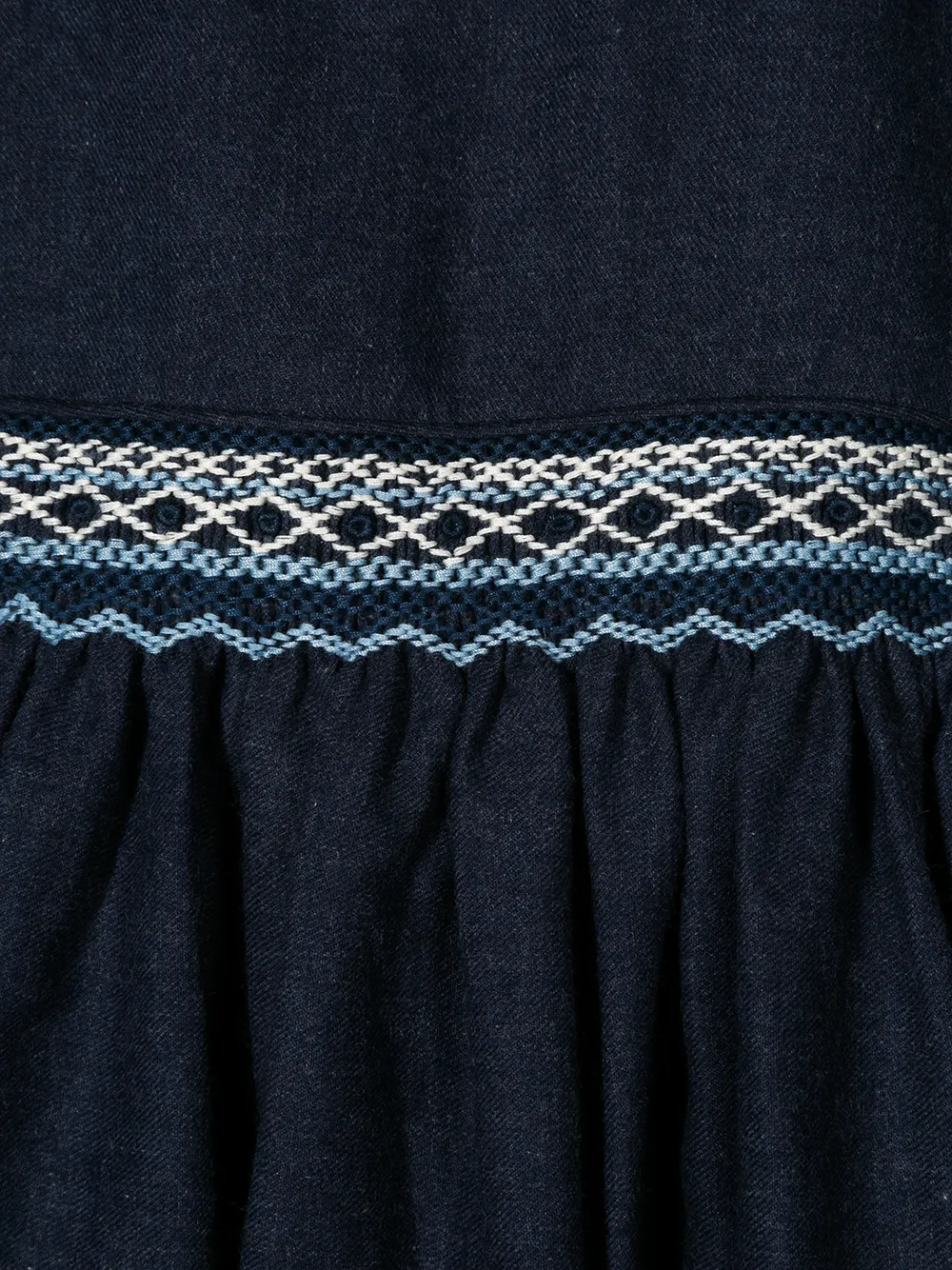 Siola Jurk met geborduurde afwerking Blauw
