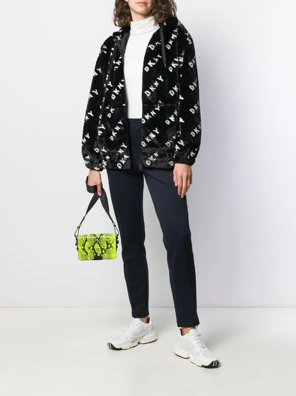 Dkny fur hoodie clearance