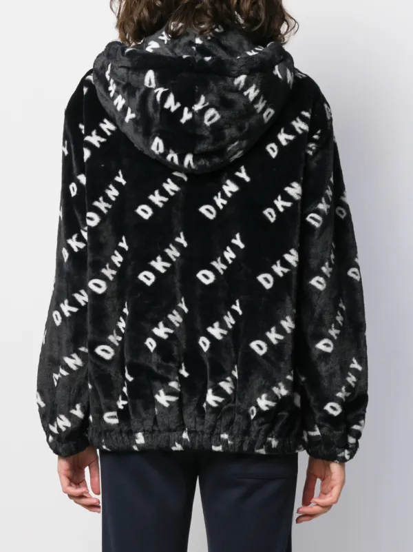 Dkny fur hoodie clearance
