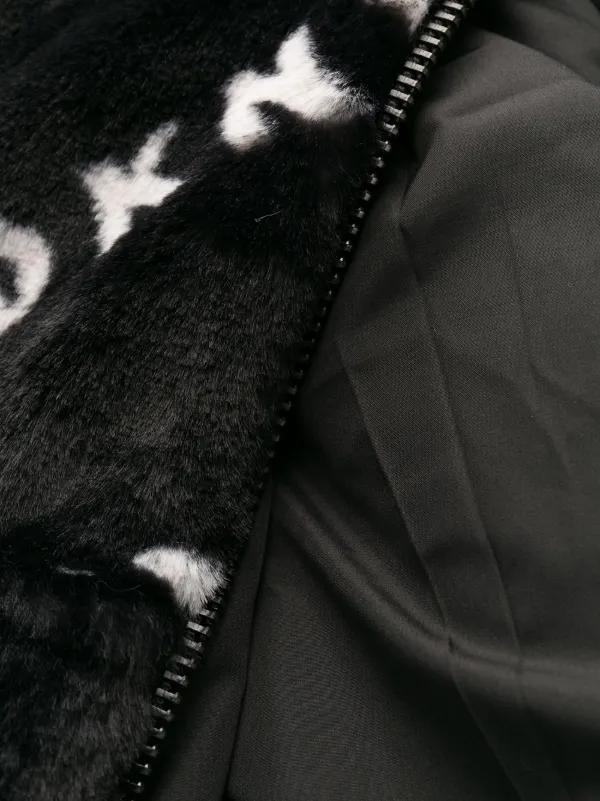 Dkny fur hoodie clearance