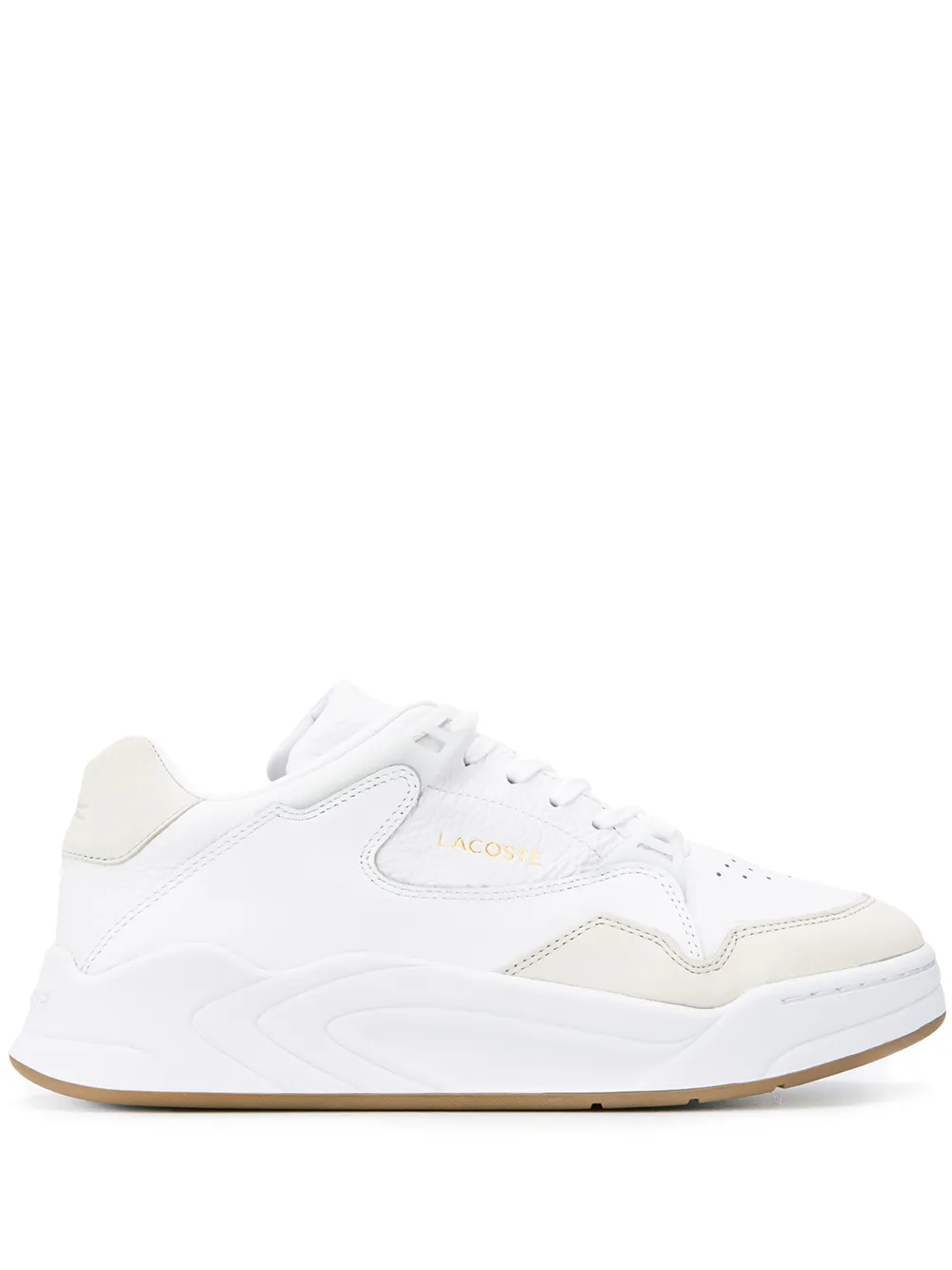 women's court slam tonal leather trainers