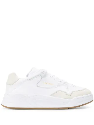lacoste court slam tonal leather