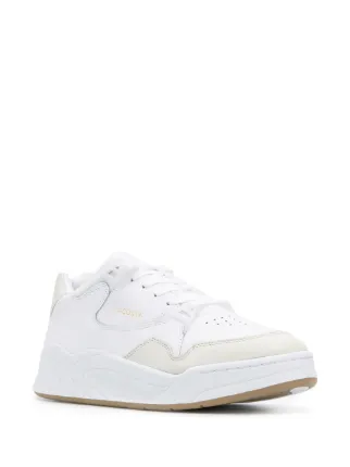 lacoste court slam tonal leather