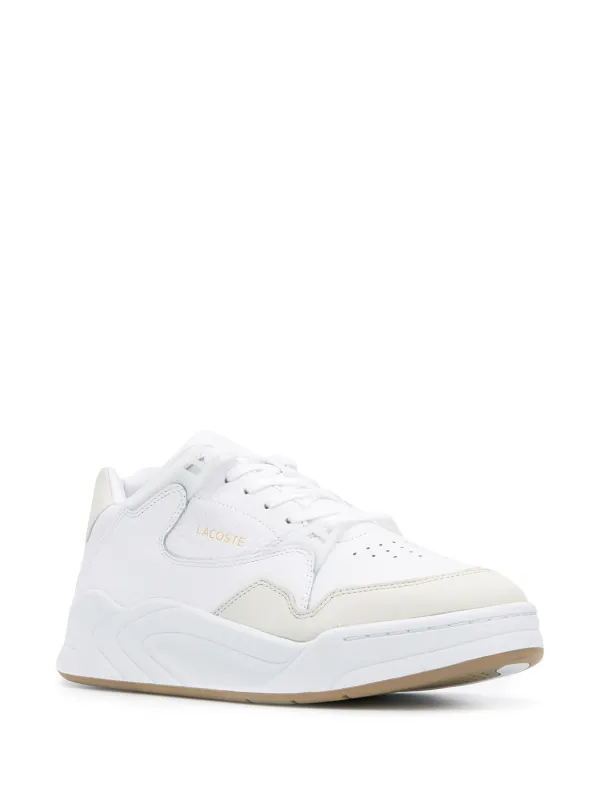 lacoste court slam tonal leather