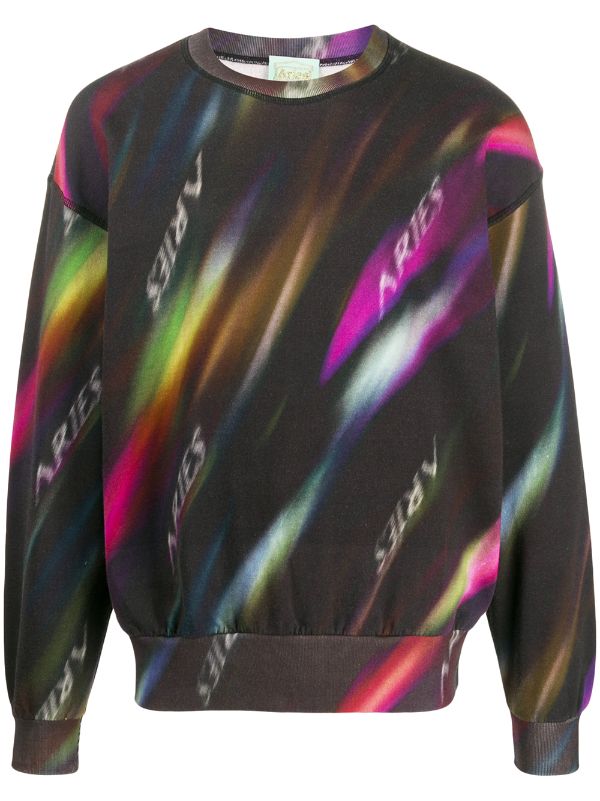 printed crew neck sweatshirts