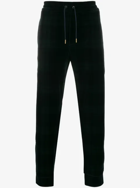 Ralph Lauren Purple Label tartan print joggers
