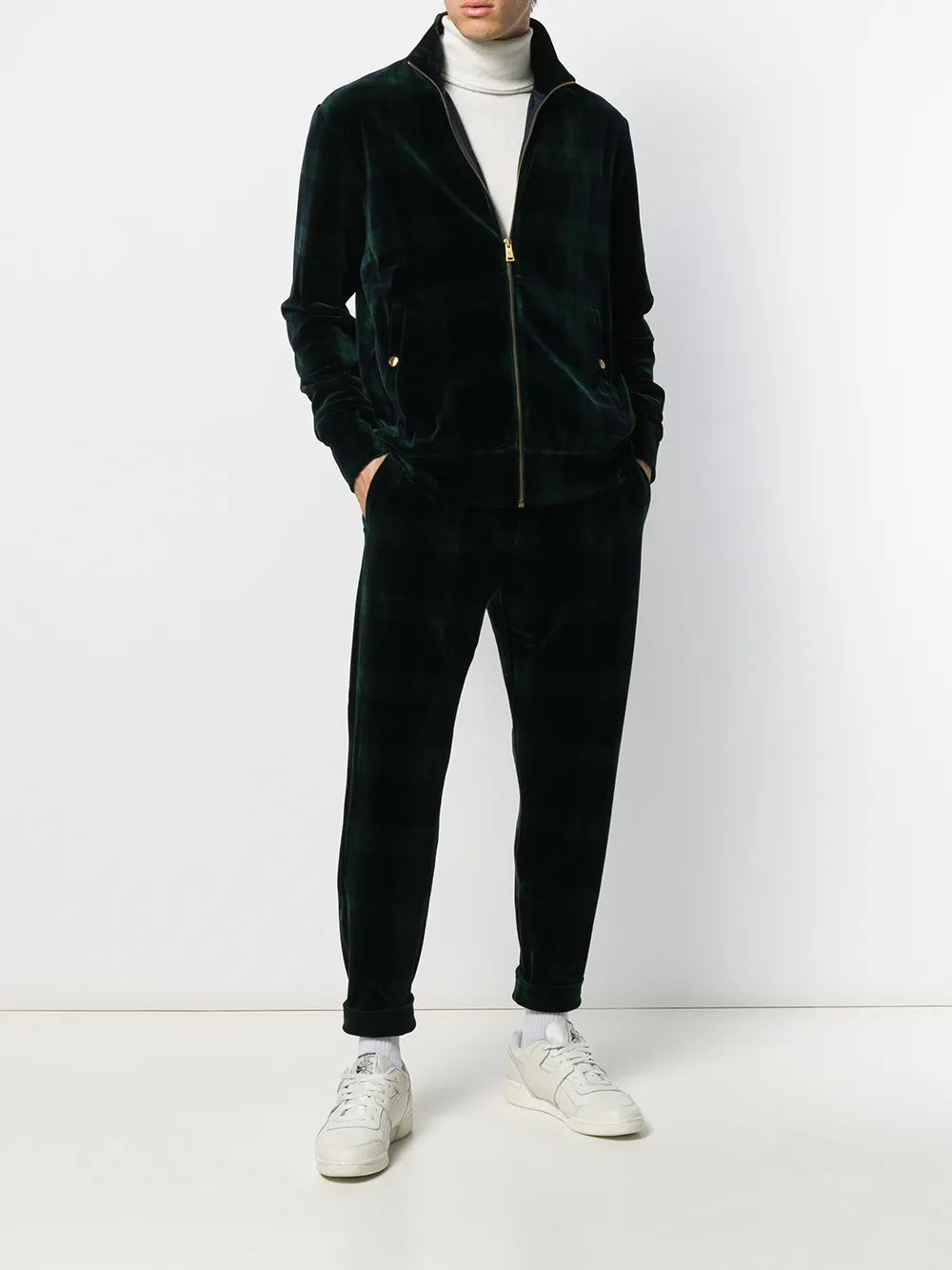 Ralph Lauren Purple Label Joggingbroek met tartan ruit - Groen