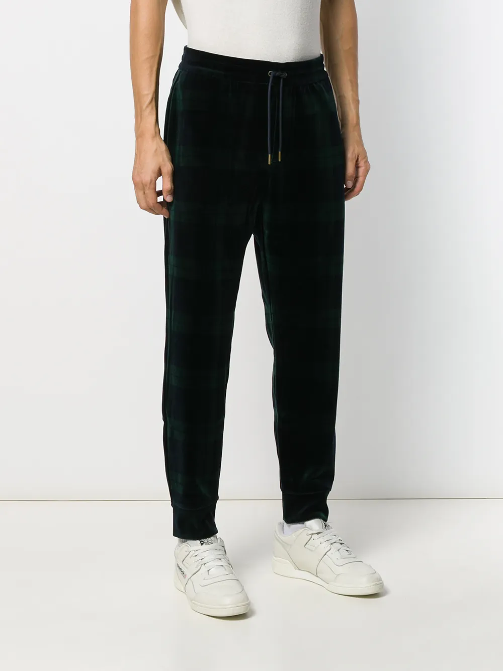 Ralph Lauren Purple Label Joggingbroek met tartan ruit Groen