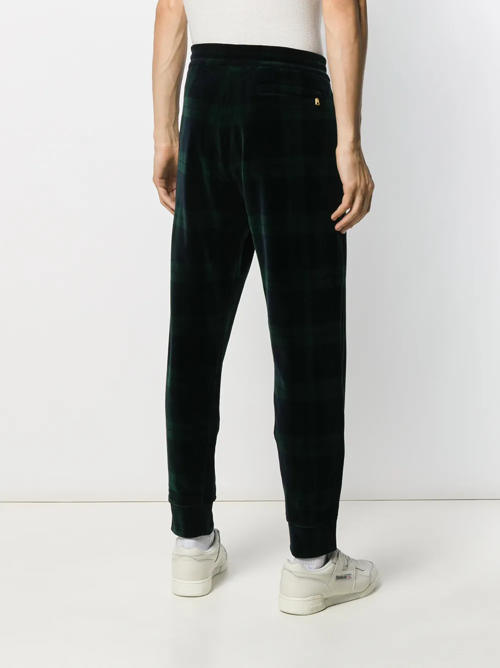 Ralph Lauren Purple Label Joggingbroek met tartan ruit Groen