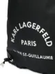 Karl Lagerfeld حقيبة ظهر بطبعة وشعار