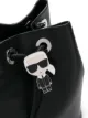 Karl Lagerfeld Ikonik bucket bag