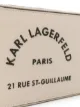 Karl Lagerfeld حقيبة كروس بطبعة وشعار الماركة