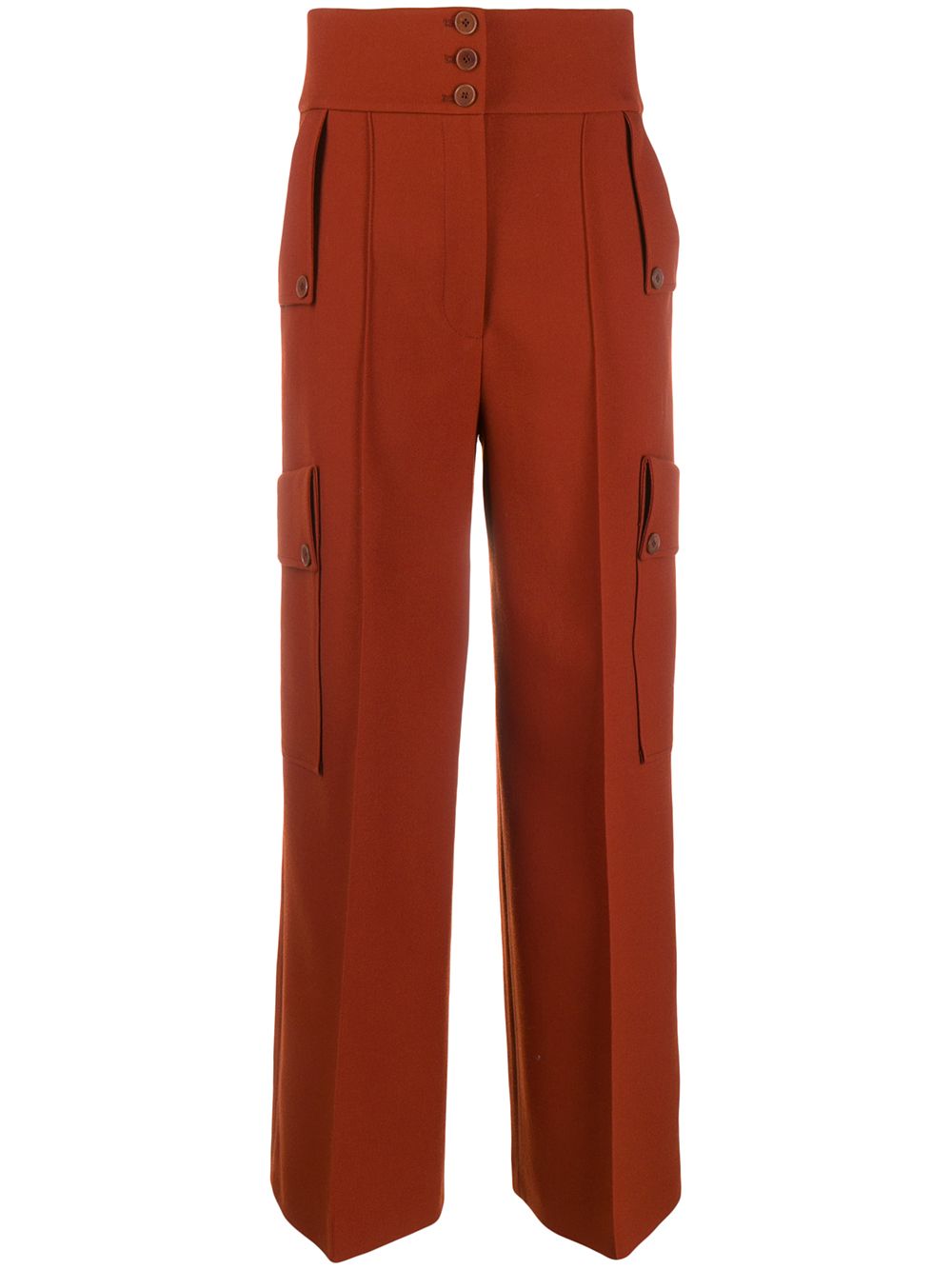 Stella McCartney high-waisted wide-leg Trousers - Farfetch