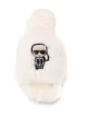 Karl Lagerfeld Ikonic embroidered slippers