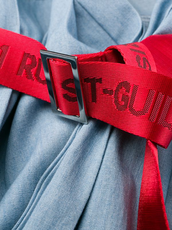 karl lagerfeld logo belt