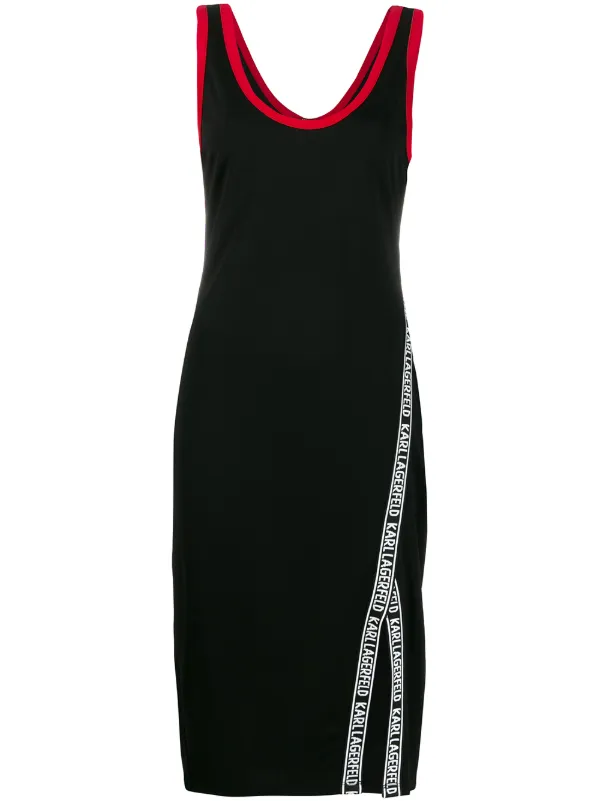 karl lagerfeld black dress