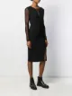 Karl Lagerfeld mesh-panel fitted dress