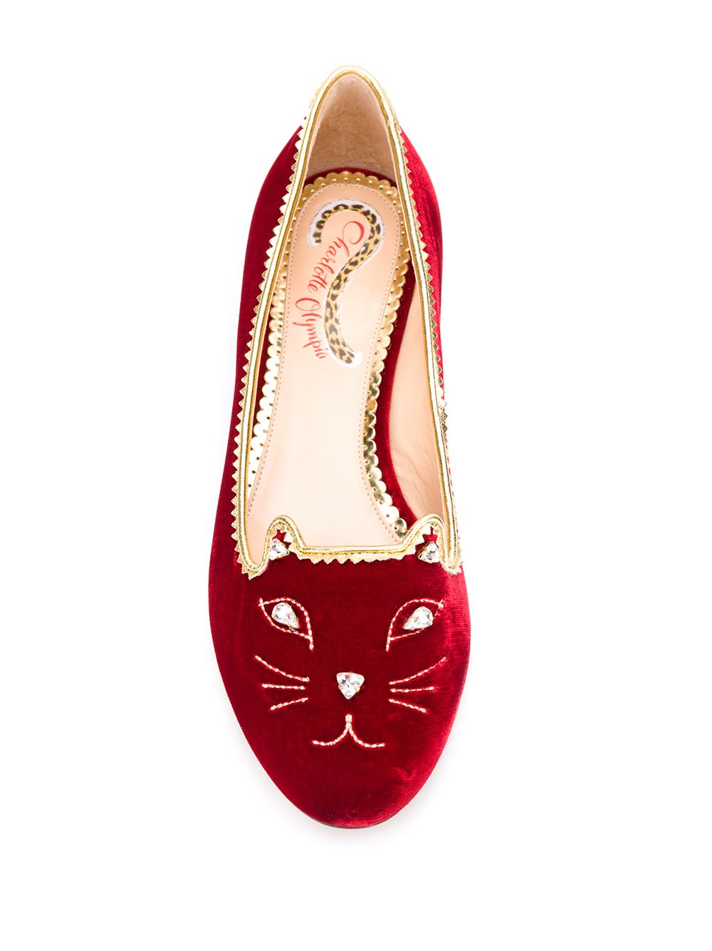 фото Charlotte Olympia балетки Kitty