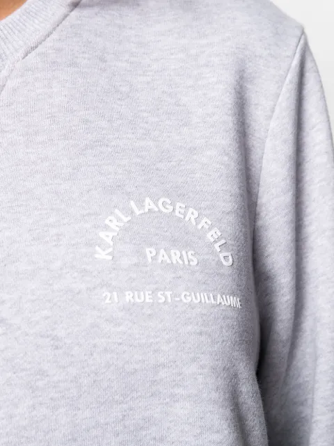 Karl Lagerfeld Sweatshirt Im Layering Look Farfetch Karl Lagerfeld Sweatshirt Im Layering Look Farfetch