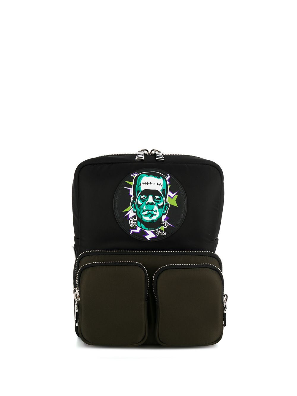 фото Prada рюкзак с принтом Frankenstein