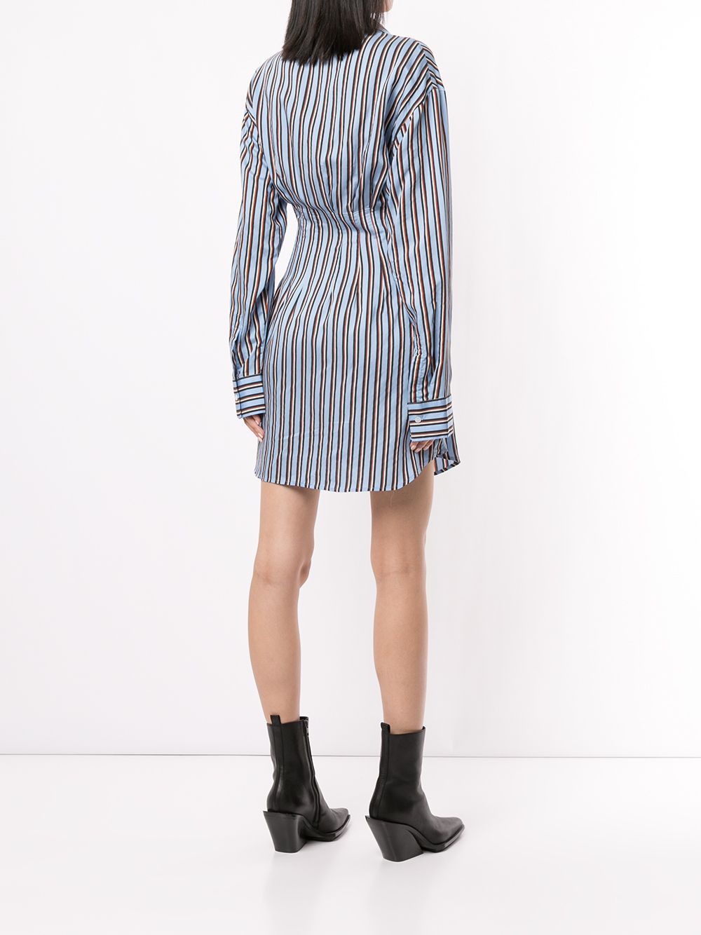 фото Ground Zero corset detail striped shirt