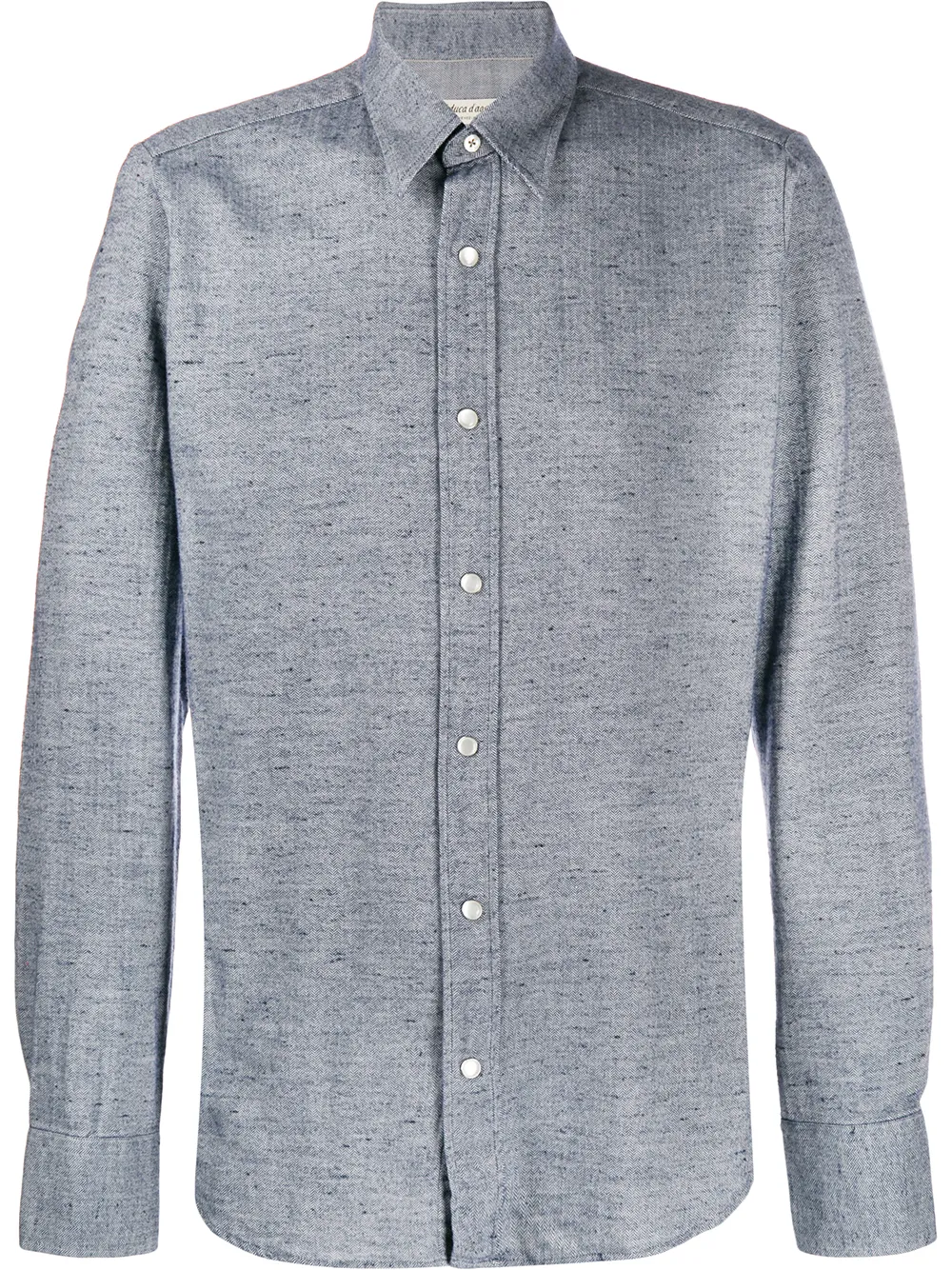 Al Duca D’Aosta 1902 Camicia con bottoni automatici - Blu