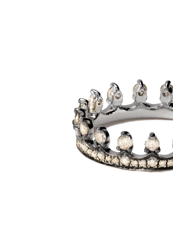 White gold tiara on sale ring