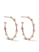 Image 1 of Annoushka 18kt rose gold Dream Catcher Bamboo diamond hoop earrings