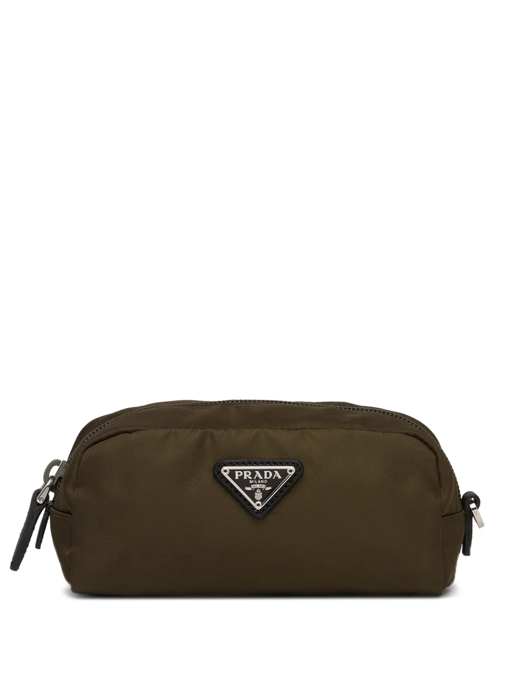 

Prada logo cosmetic pouch - Green