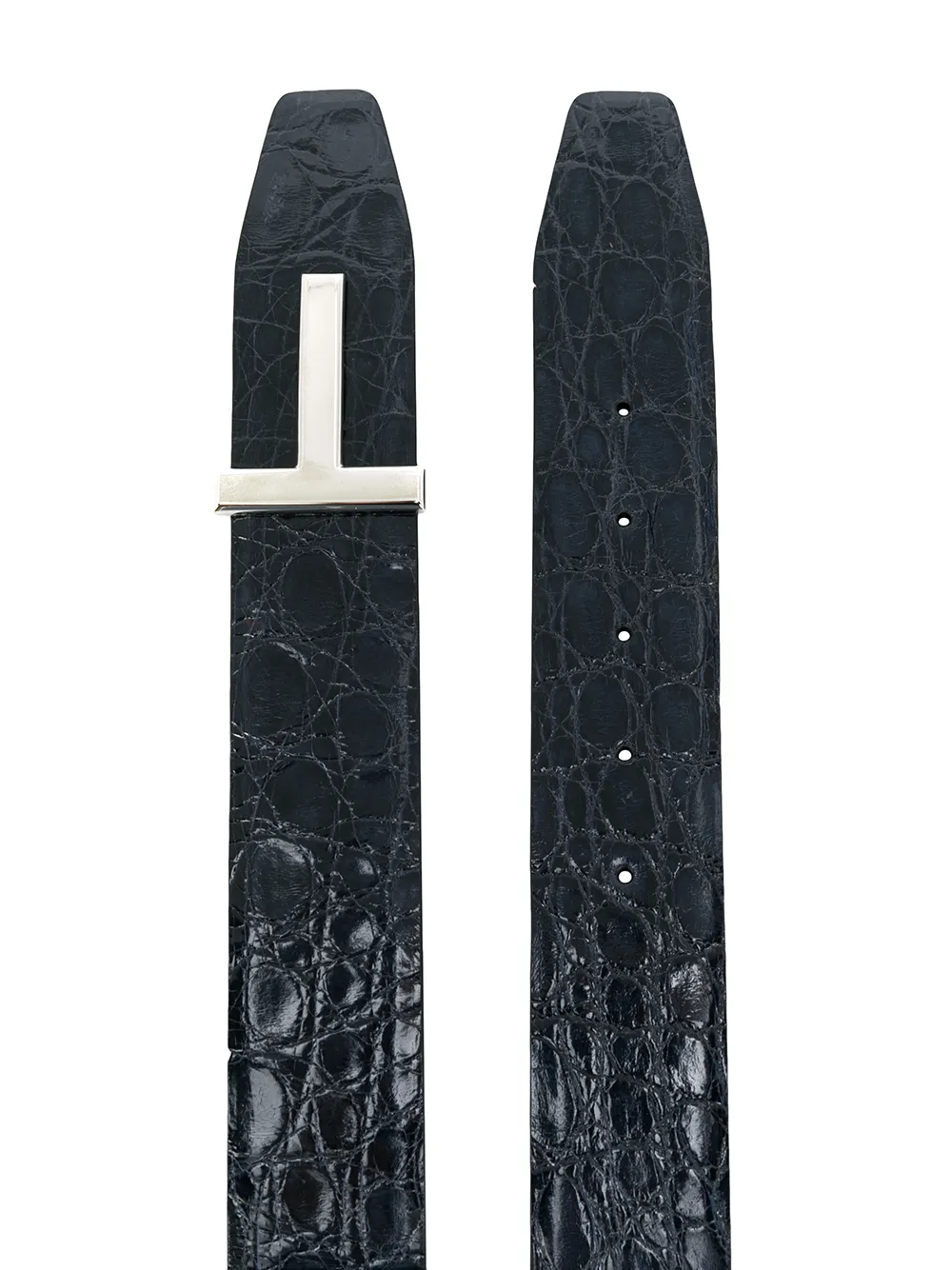 TOM FORD T-bar riem - Blauw