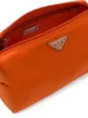 Prada logo plaque makeup bag
