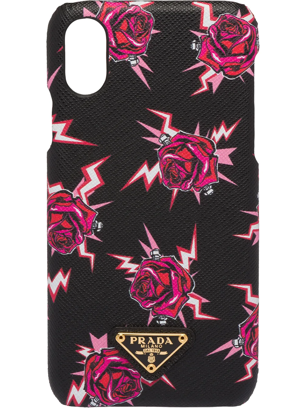 Image 1 of Prada roses print iPhone X and XS case