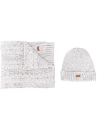 barbour hat and scarf