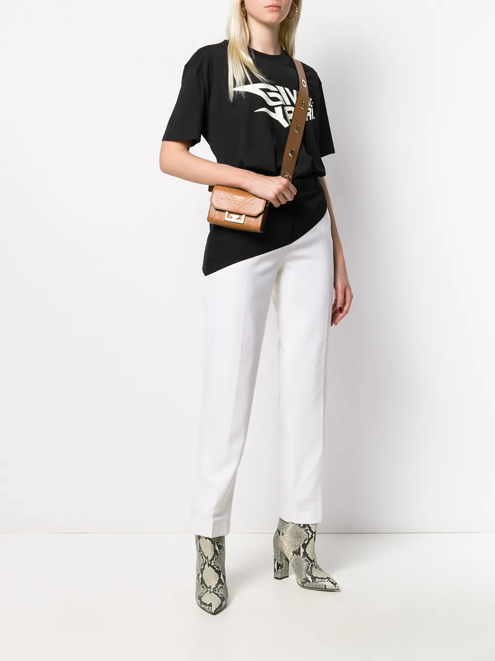 Givenchy Eden kleine crossbodytas Bruin