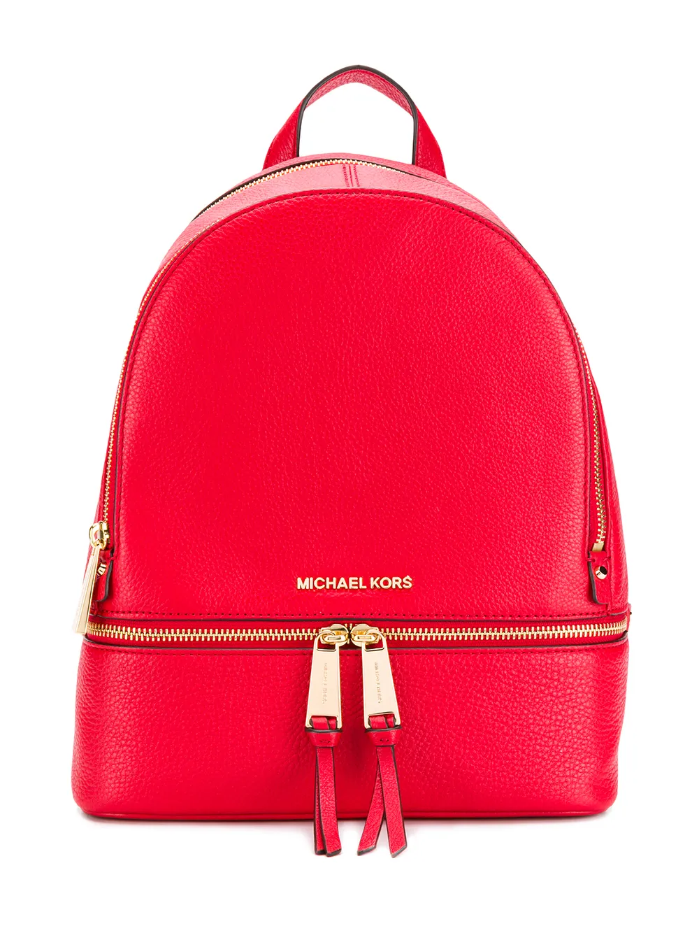 red michael kors backpack