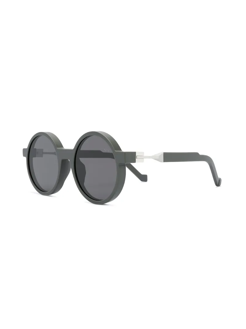Vava Oversized Round Frame Sunglasses In Grey