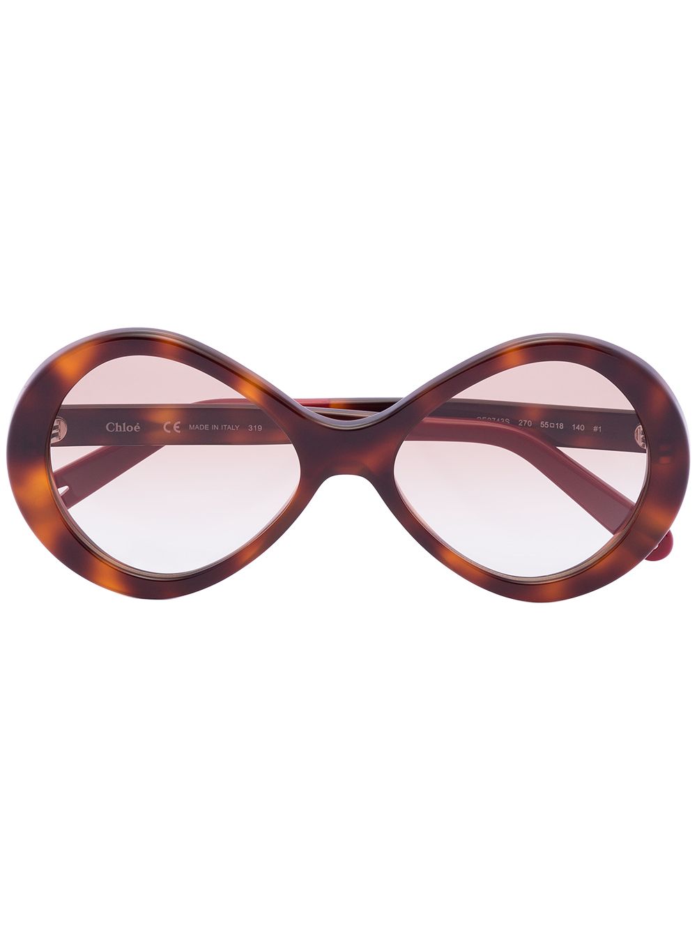 фото Chloé eyewear солнцезащитные очки bonnie havana