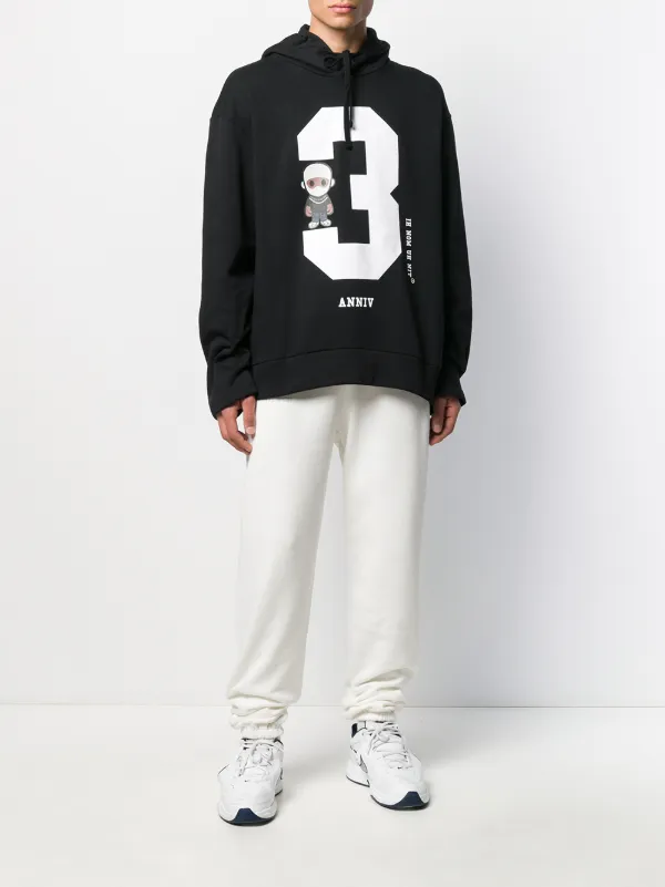 Ih Nom Uh Nit Number 3 Print Hoodie Farfetch