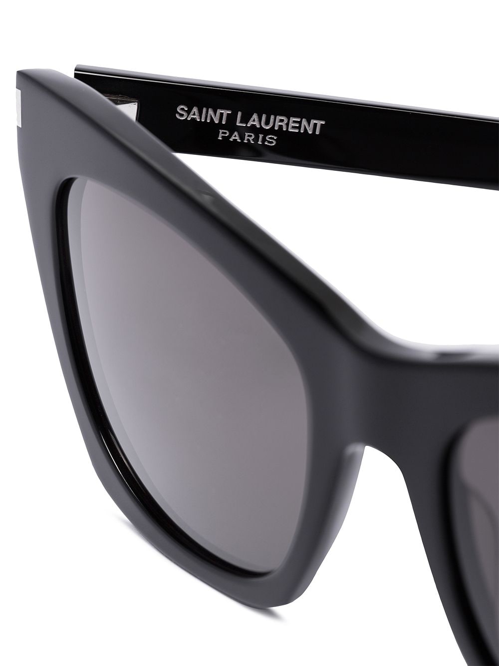 Shop Saint Laurent Kate D-frame Sunglasses In Black