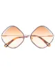 Image 1 of Chloé Eyewear Poppy diamond-frame sunglasses