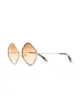 Chloé Eyewear Poppy diamond-frame sunglasses