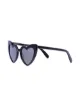 Image 2 of Saint Laurent Eyewear Loulou heart sunglasses