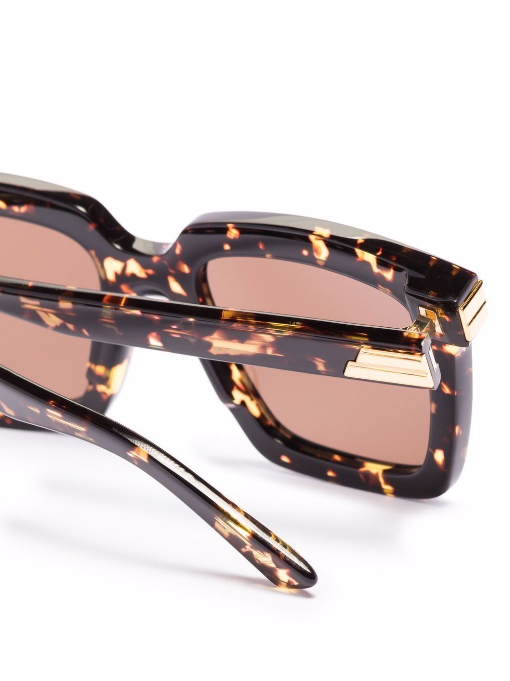 Bottega Veneta Square-Frame Logo Sunglasses
