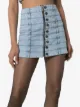 Faith Connexion panelled denim mini skirt