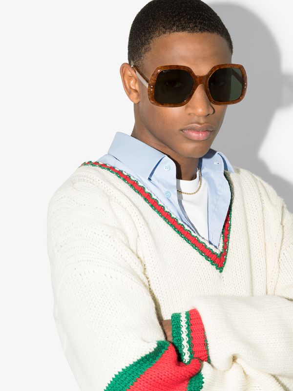 gucci oversized shades
