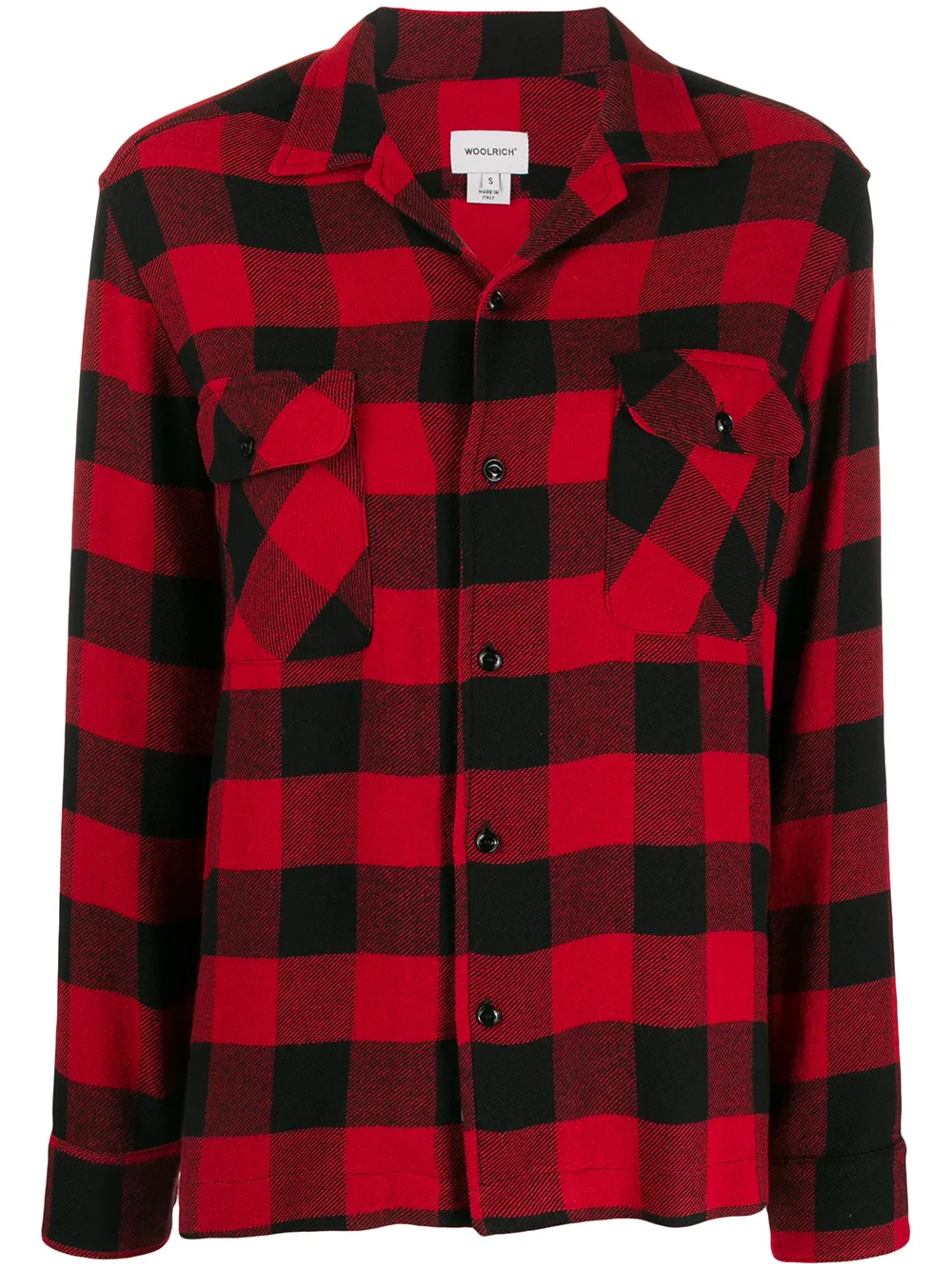 Woolrich Hemd mit Karomuster - Rot