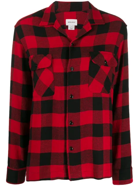 Woolrich check long-sleeve shirt