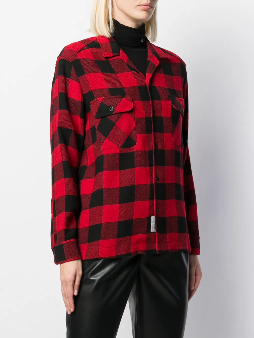  Woolrich Hemd Mit Karomuster   Rot 