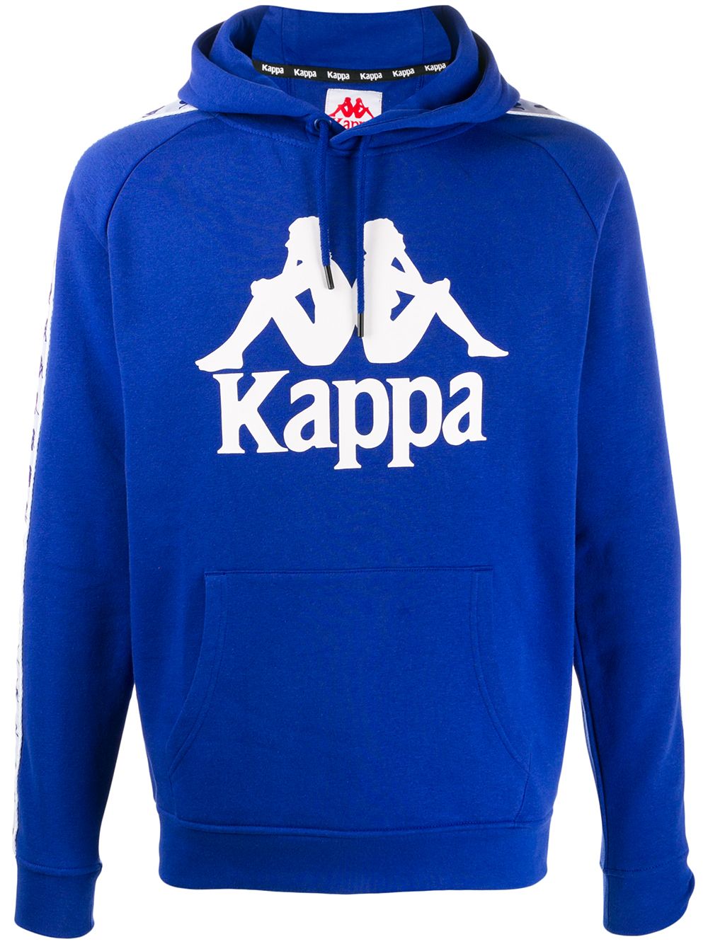 Kappa Logo Drawstring Hoodie In Blue | ModeSens