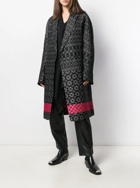 Haider Ackermann Jacquard Coat Aw19 | Farfetch.com